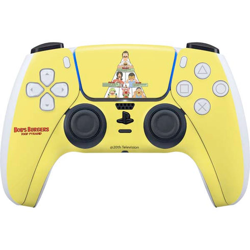 Bobs Burgers Food Pyramid PS5 Controller Skin